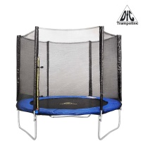 Батут DFC Trampoline Fitness 5ft наружн.сетка, синий (152см)