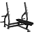 Олимпийская горизонтальная скамья со стойками AeroFit Impulse Techno IT7014