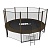 Батут UNIX line Black&Brown 10 ft (outside)